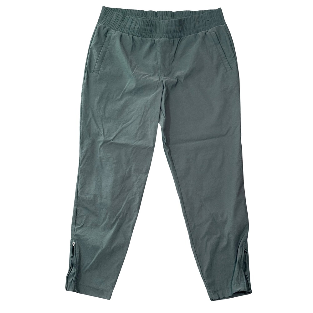 Modern Ambition Technical Jogger Pants Mens XL Green Blue Excellent Zipper Cuffs